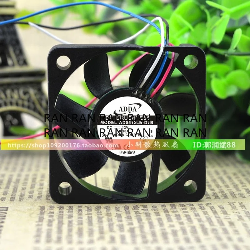 

Новый вентилятор охлаждения процессора для ADDA AD5012LB-D7B 5015 12 В 0,10 А 4-контактный контроль температуры Регулировка скорости Вентилятор охлаждения корпуса