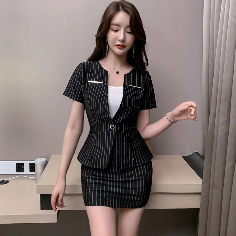 Woman Work Clothes Suit Hotel Waiter Beauty Salon Spa Massage Nail Cafe Sexy Foot Bath Sauna Technician Overall Skirt Uniform