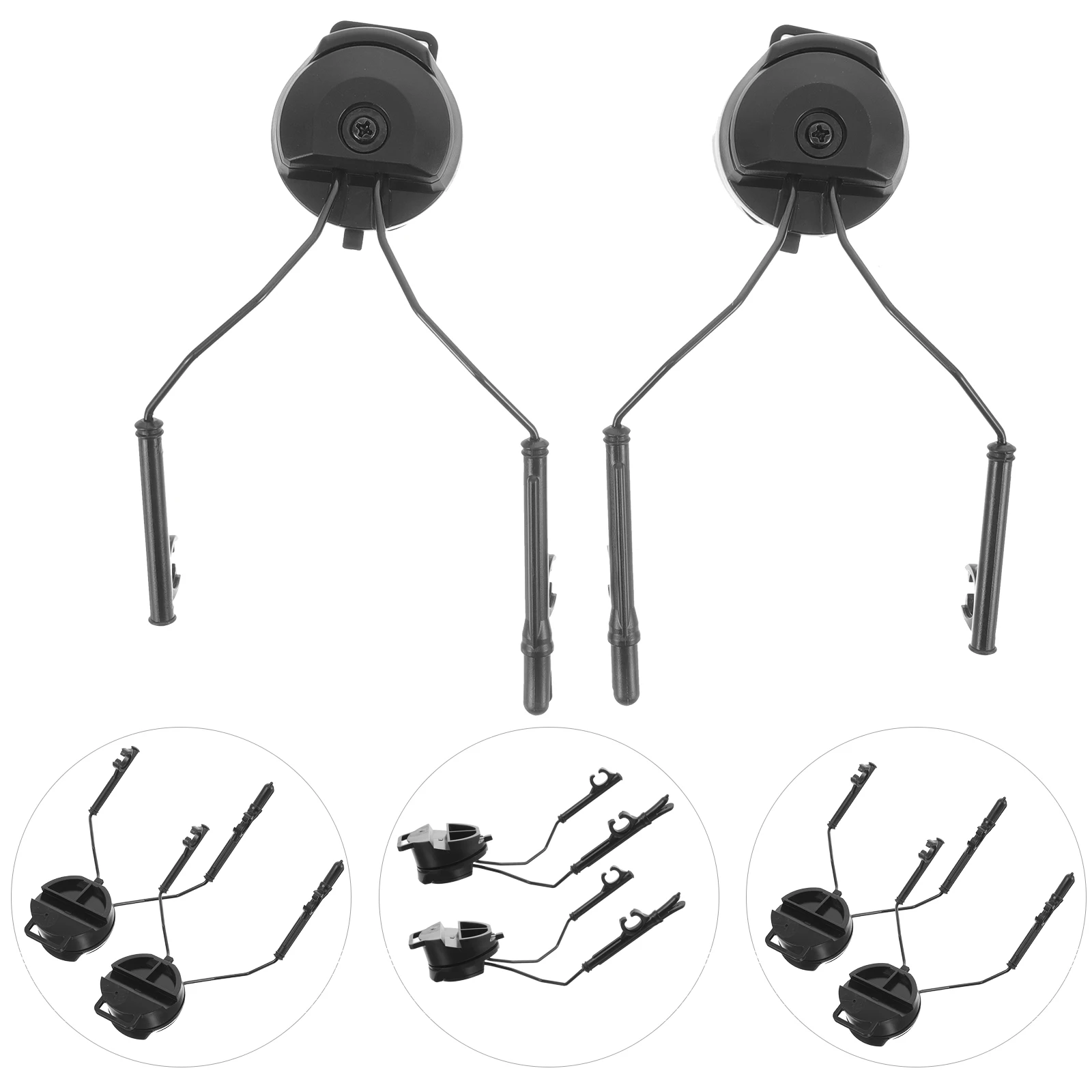 

1Pair Headphone Holder Daily Use Adapter Multifunctional Rail Design Outdoor Headphone Rack Portable Suspension
