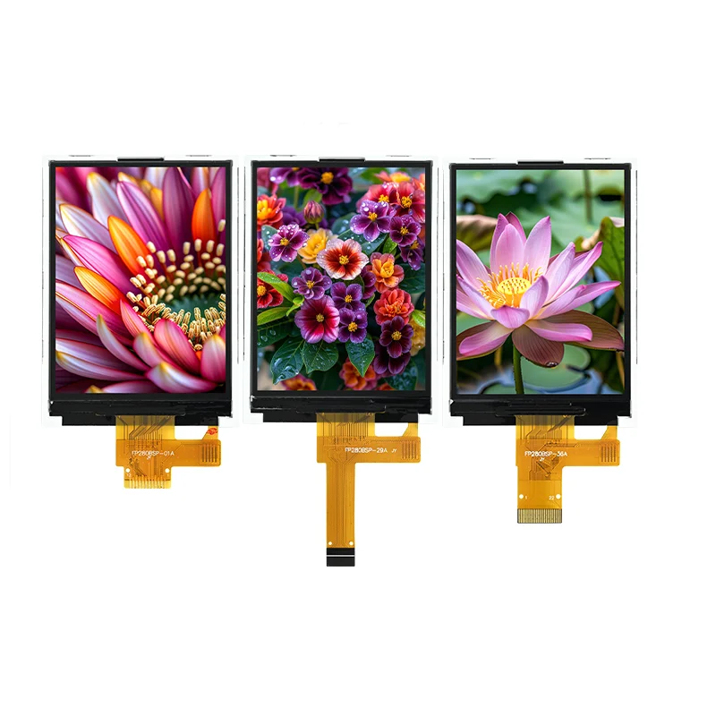 2.8 inch TFT LCD Display 240x320 Resolution HD IPS ST7789 Driver Serial Port 12Pin/14Pin/22Pin Welding/Plug-in