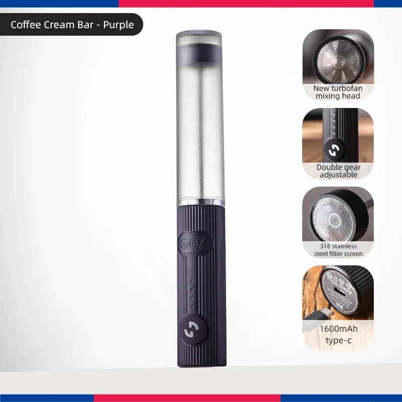 Bincoo Milk Foamer Coffee Whisk Mixer Electric Blender Egg Beater Mini Frother Handle Stirrer Cappuccino Maker Cooking Tools image 3