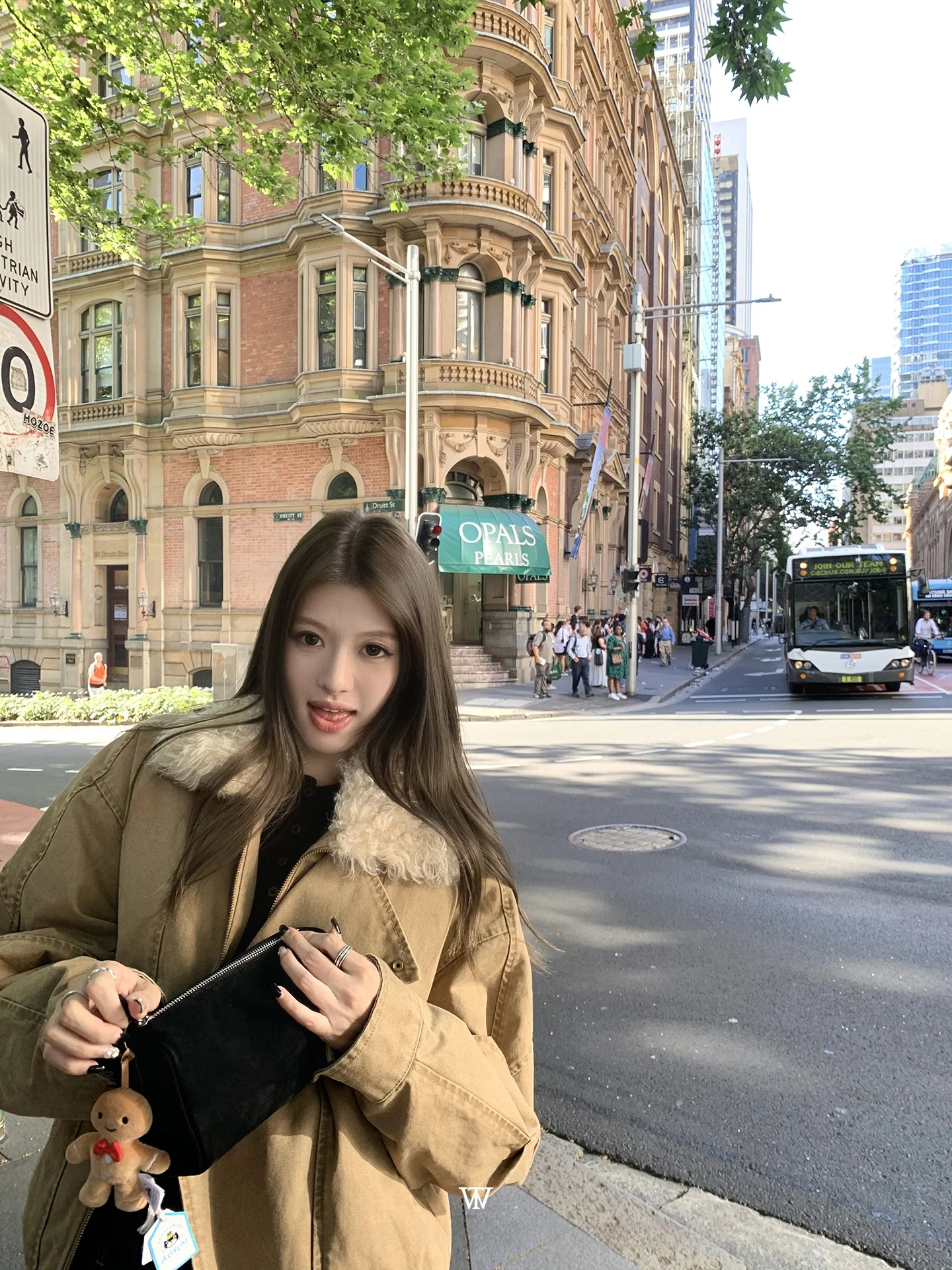 

Wanantong Women's down Jaet Heavy Work Goose down Wool Collar Winter Coat Casual Sle Long Sve Warm Filling Zipper Closure