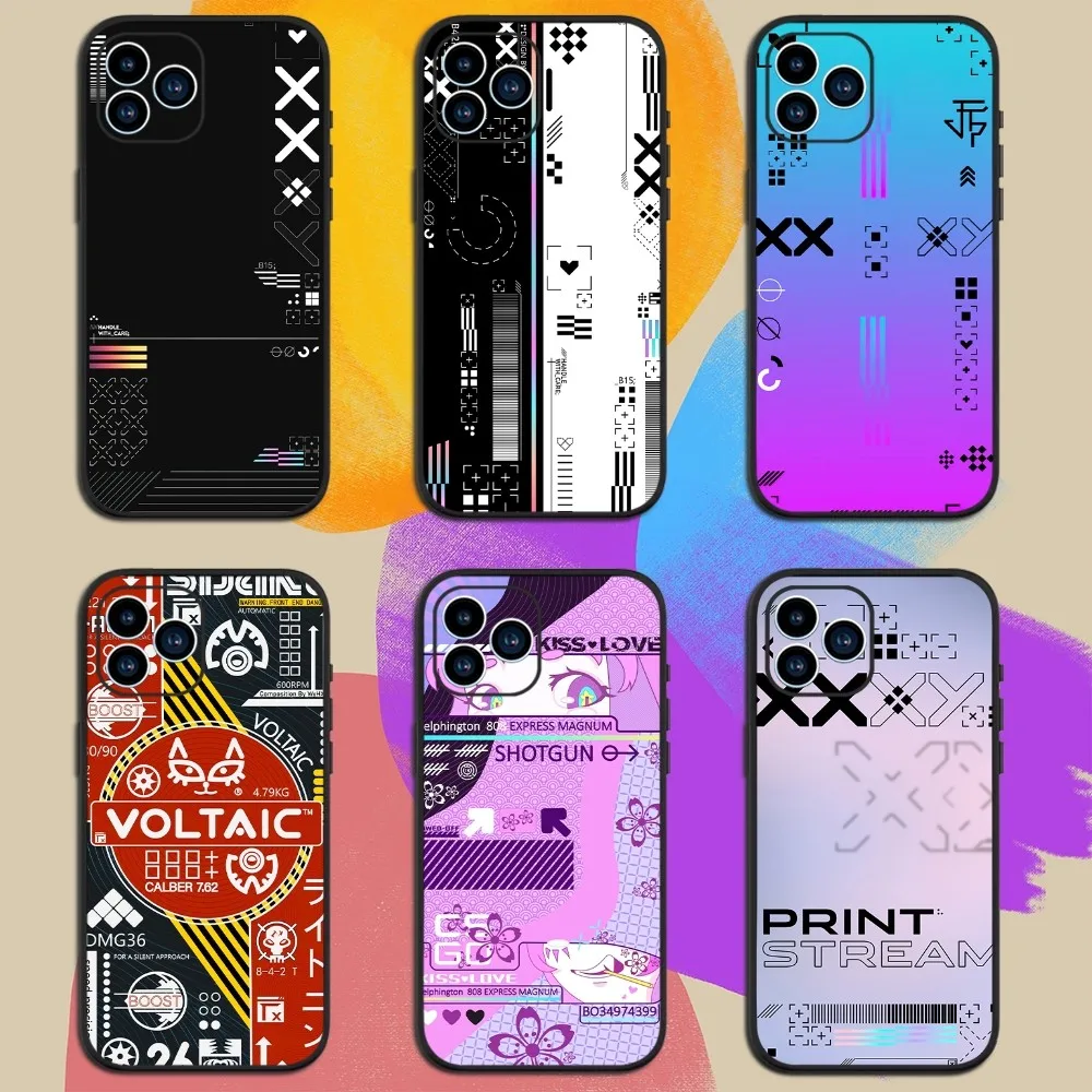 Gra CSGO Matte Printstream Etui na telefon do iphone 15 14 13 12 11 Pro Max Mini X 7 8 Miękkie etui