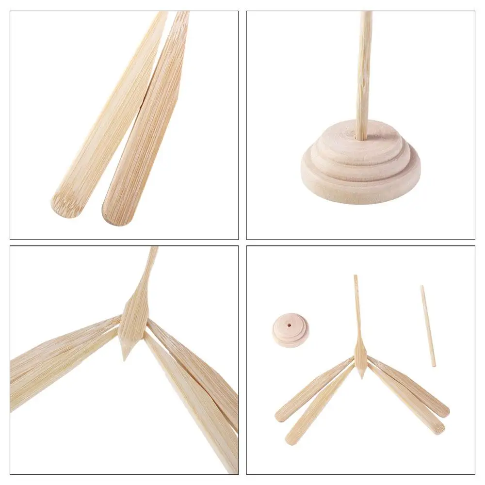 Pädagogische Ostern-Balance-Libelle, fliegender Pfeil aus Holz, wissenschaftliches Ausstellungsmodell, ausgewogene Bambus-Libelle