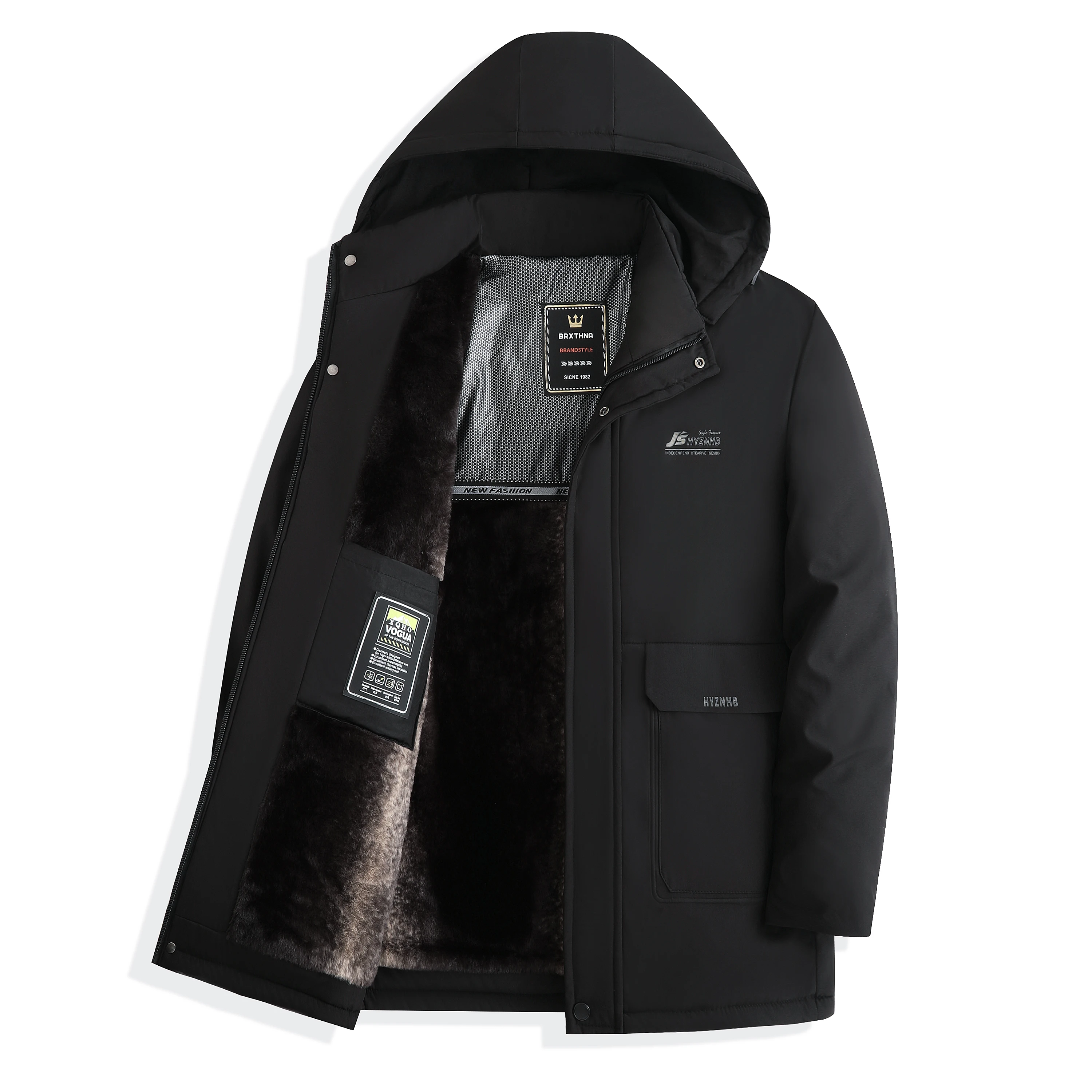 

2024, зимняя высококачественная куртка с капюшоном, похожие на порог, хлопковые куртки для мужчин, мужские модные утепленные парки, зимнее пальто, мужское XL-5XL