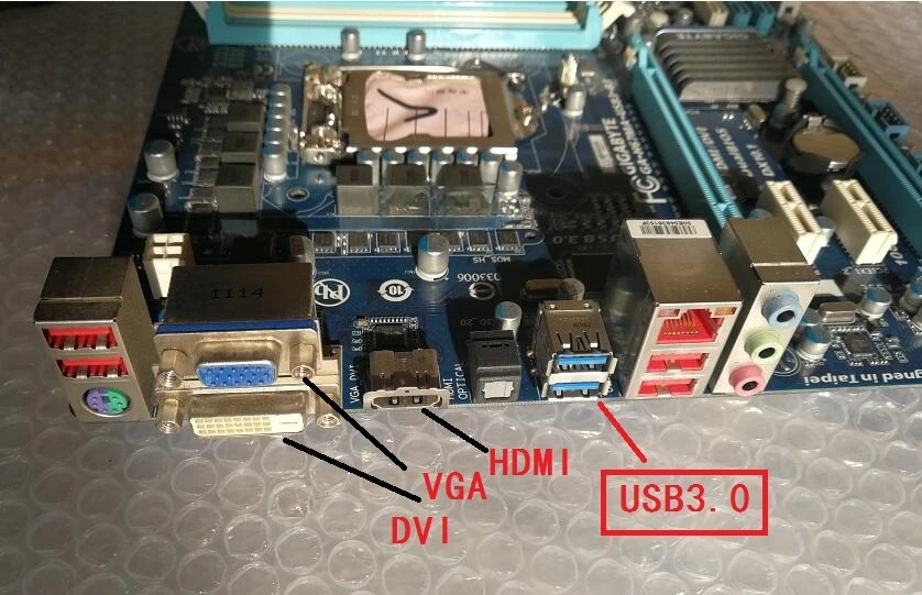 For Gigabyte H67MA-USB3-B3 H65 Main Board 1155 Pin Belt USB3.0 SATA3