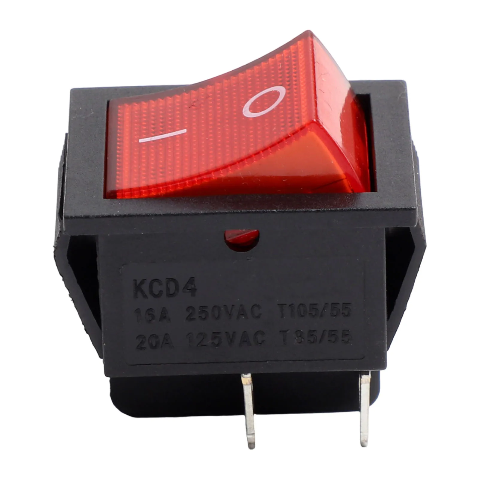 16A Power Switch 4-Pin Power Button Red Light Indicator Secure And Reliable Connections Temperature Range -20 To 55 ℃