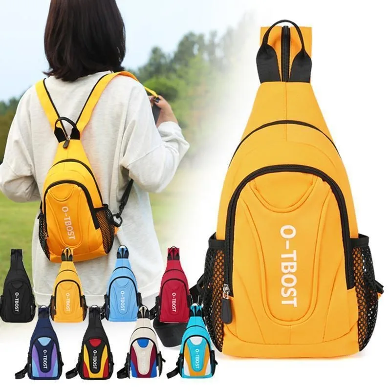 Women Small Backpack 2024 Casual Girls Chest Bag With Earphone Hole Female Backpack Multi-Functional Rucksacks Mochila Mujer