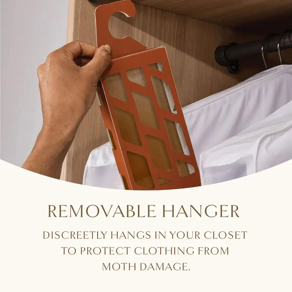 Perangkap Ngengat untuk Pakaian & Lemari - Paket 3 - Perangkap Ngengat Isi Ulang dan Bebas Bau untuk Dalam Ruangan - Feromon untuk Perlindungan Pakaian