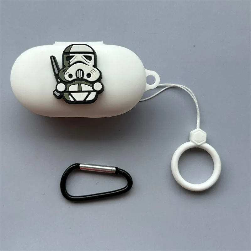 Новый мультяшный силиконовый защитный чехол для наушников Bluetooth, подходящий для Sony WF-C710N с брелком