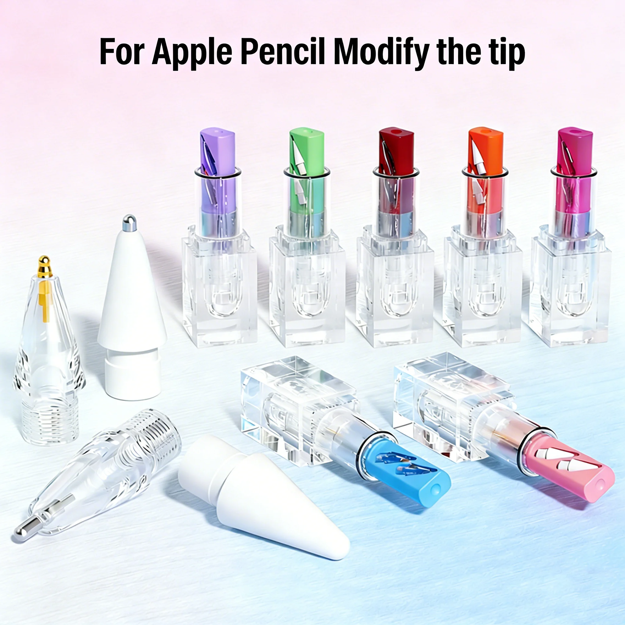 

Suitable for Apple Pencil 1/2/Pro. Metal modification for replacing the original smooth writing paper film for the original type