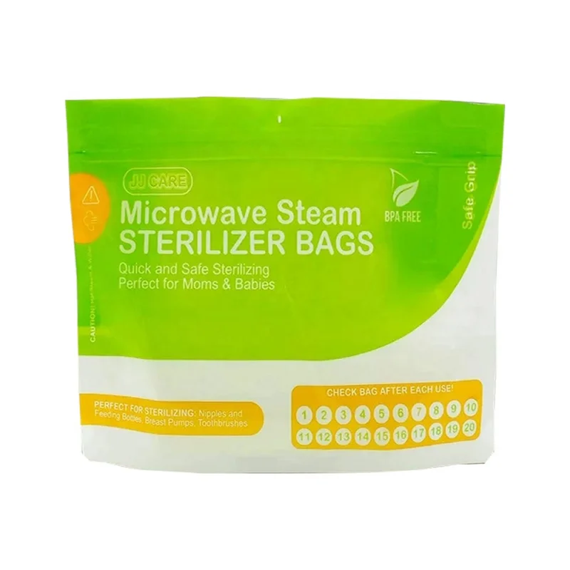 2025customized.Custom Design Microwaveable Steam Cooking Bag Food High Temperature Sterilizer Zipper Bag bottle