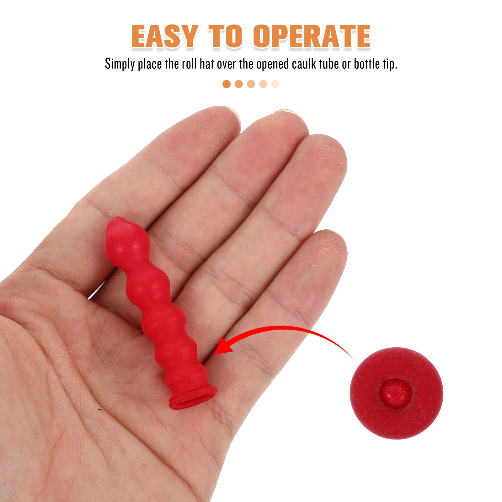 

54pcs Caulk Cap Saver Set Reusable Glass Glue Sealing Cover Mouth Leak Proof Sleeve Needle Preserve Fresh Sealant