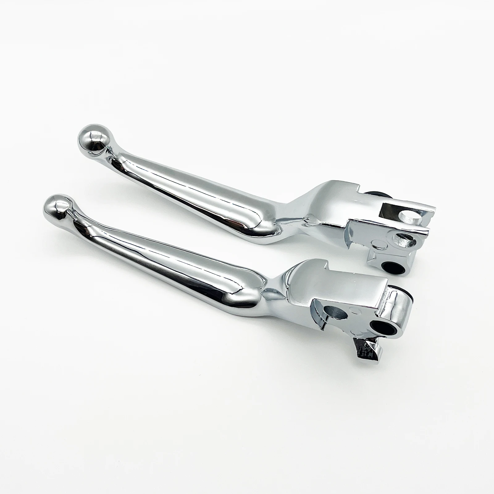 Motorcycle Brake Clutch Levers Chrome Fit For Harley Sportster XL 883 1200 96-2003 Softail FatBoy 2011-14 Dyna Touring 96-2007