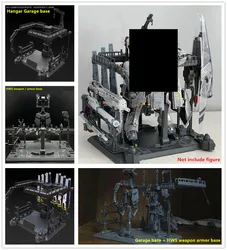 FLS-S model HANGAR garage base / Fin Funnel / HWS  armor base for HG RG 1/144 RX-93 V Nu HWS DX013 DX014