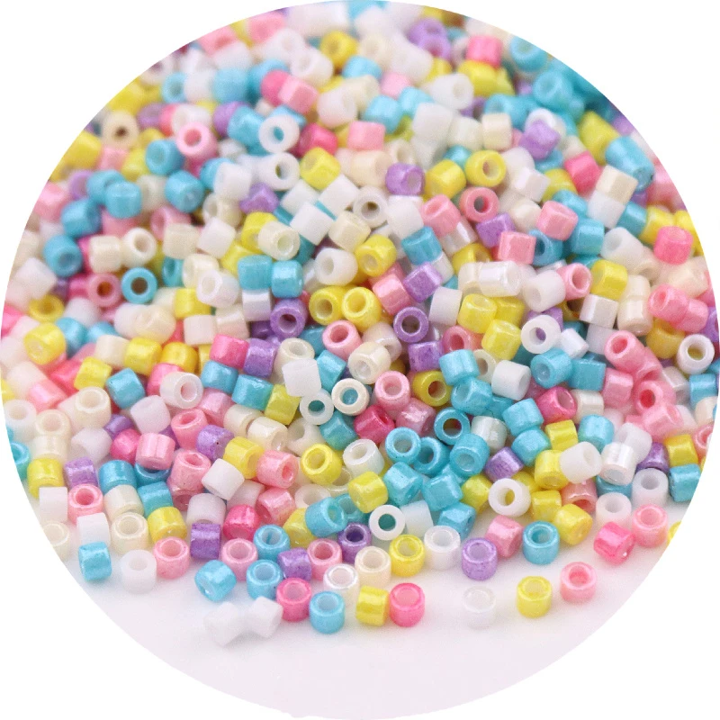 5g/10g 1.6mm Japanese Opaque Metallic Color Glass Beads 11/0 Uniform Loose Spacer Seed Beads for Jewelry Making DIY Sewing