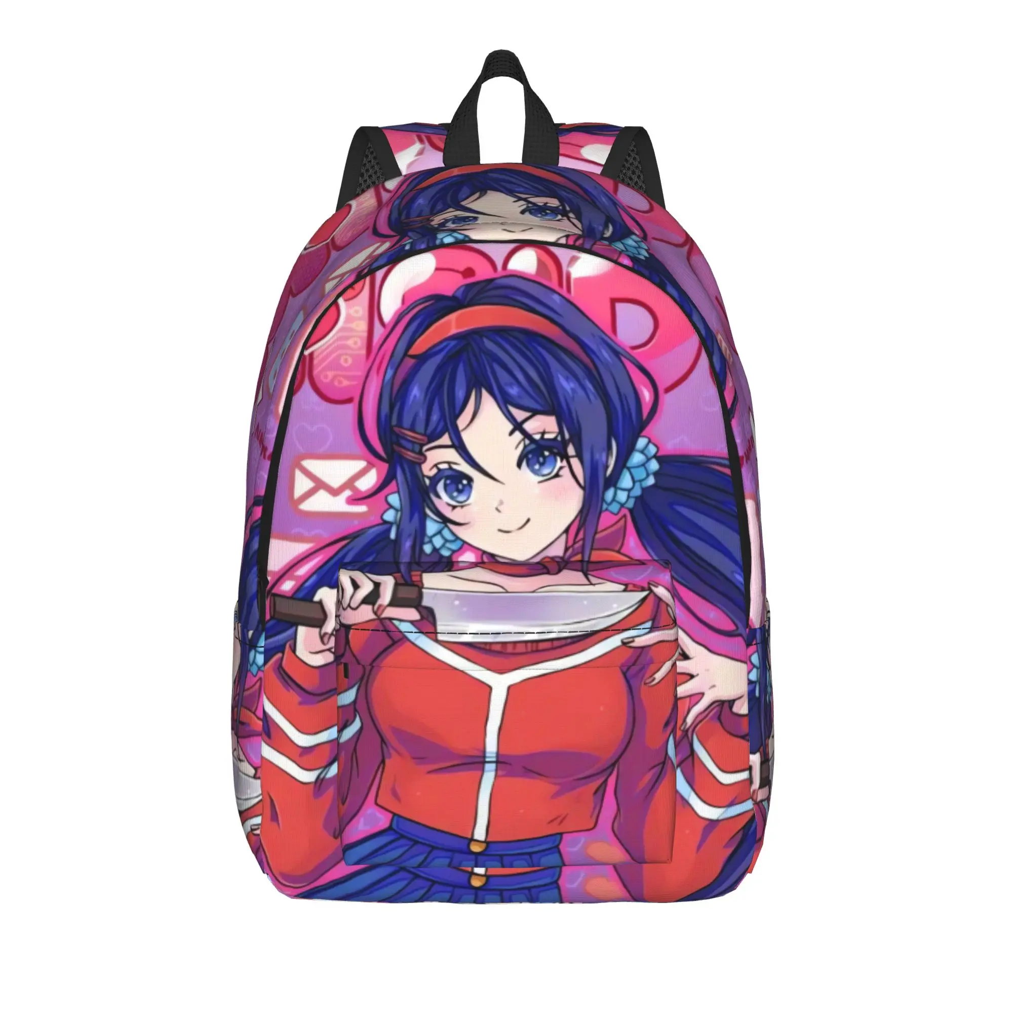 Game Miside Series Print Backpack Women  Large Backpacks Polyester Fashion School Bags Trekking Custom Rucksack