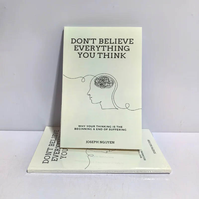 

Don't Believe Everything You Think, How To Stop Thinking, Overcome Anxiety and Self-doubt Books Books in English Bíblia