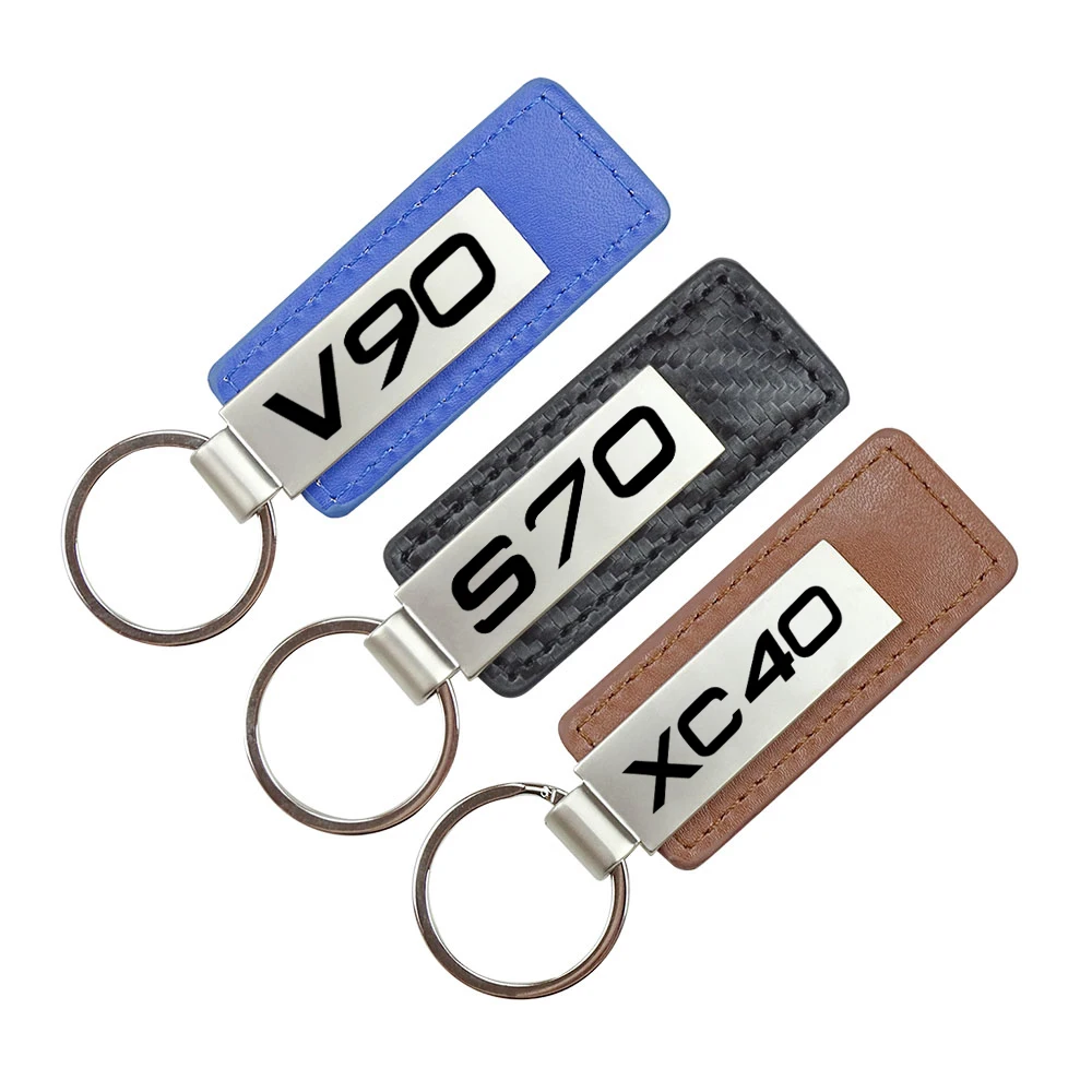 Car Emblem Key Chain For Volvo R design XC30 XC40 XC60 XC70 XC90 V40 V50 V60 V90 S40 S50 S70 S60 S90 S80 Key Rings Accessories