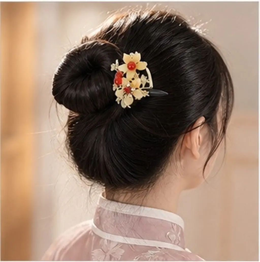 4 Pcs Chinese Style Hair Sticks Women Retro Hairpins Ancient Chopsticks for Traditional Chinese-style Fork Accessories