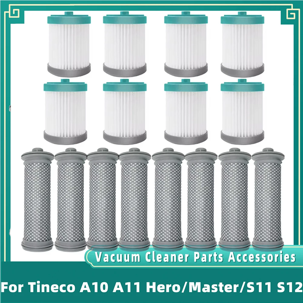 For Tineco A10 A11 Hero A10 A11 Master PURE ONE S11 S12 PWRHERO11 Cordless Vacuum Roller Brush Pre Hepa Filter For Cleaner Spare