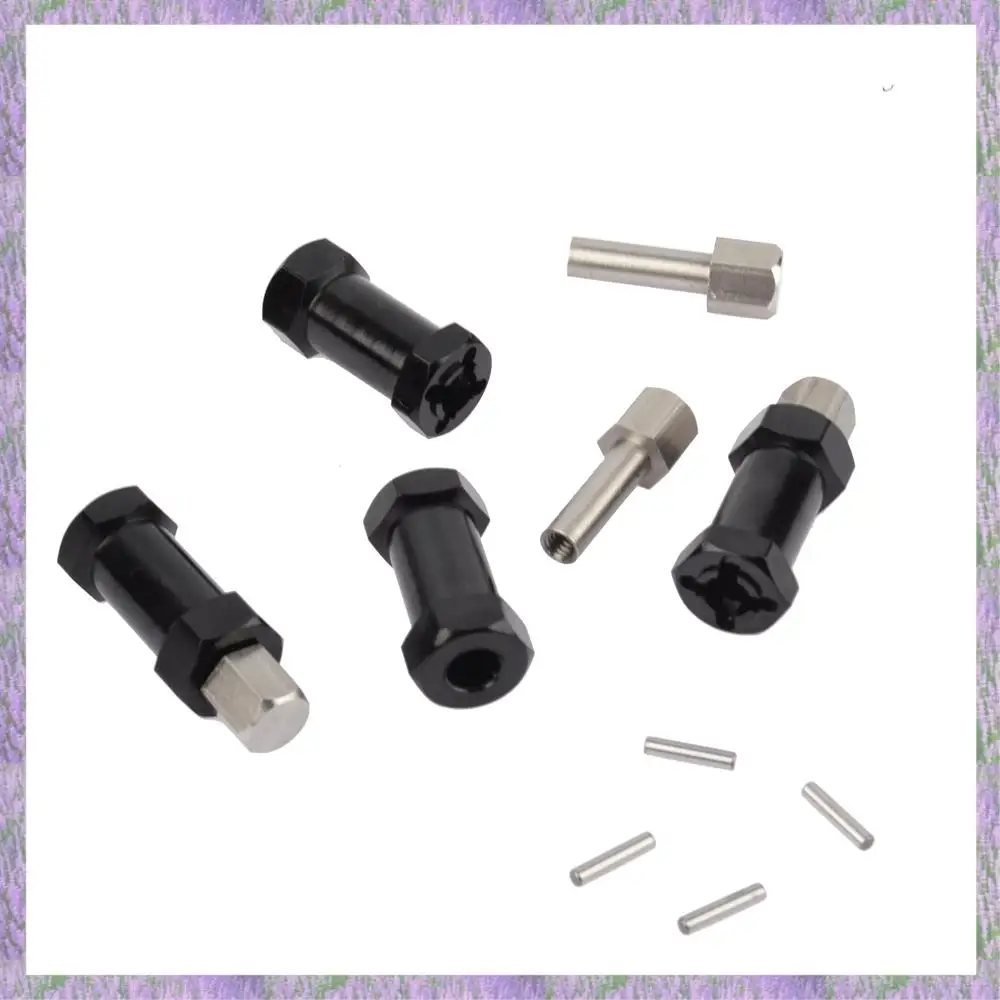 Eco-Friendly-4Pcs อลูมิเนียม RC รถ 12Mm Hex ล้อ Hub ไดรฟ์อะแดปเตอร์ Extension Combiner Coupler สําหรับ 1/10 RC crawler Axial SCX10 D9