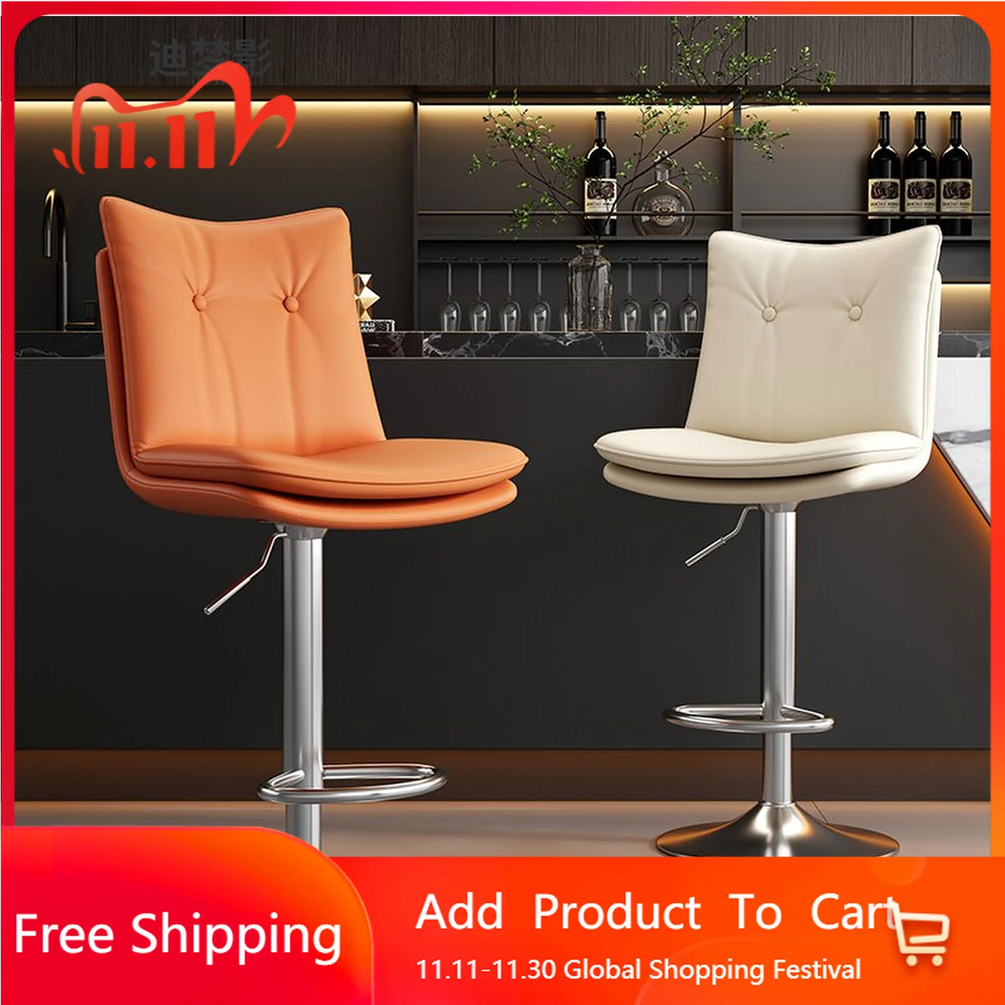 

Adjustable Modern Fishing Camping Bedroom Gray Barber Transparent Bar Stools Aluminum Ergonomic Cadeira Lounge Suite Furniture