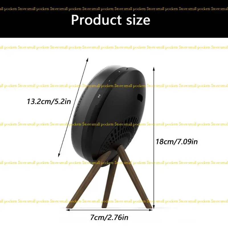 حامل مكبر الصوت الخشبي R1WD لمكبرات الصوت المحمولة الثانية والاستخدام المنزلي