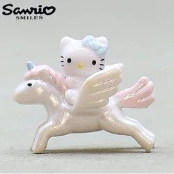 Hello Kitty 3Cm şekil melek kedi Sanrio Anime bebek Kawaii kek odası dekoratif dekorasyon noel oyuncak hediyeler kızlar için çocuk