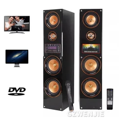 6.5 Inch High-power Floor-standing Three-way Speaker with Dual Bass Home Theater Hifi Fever Speaker High Fidelity 200W A Pair