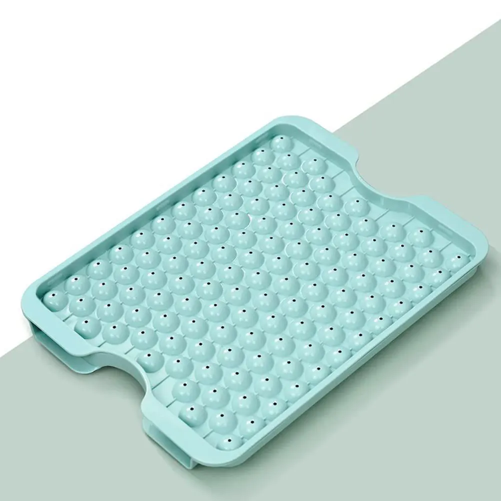 

3 Lid Storage Box Scoop Round Mold Round Ice Small Ice Cube Trays Cube Blue Freezer Tray Beverages Coffee Cooling