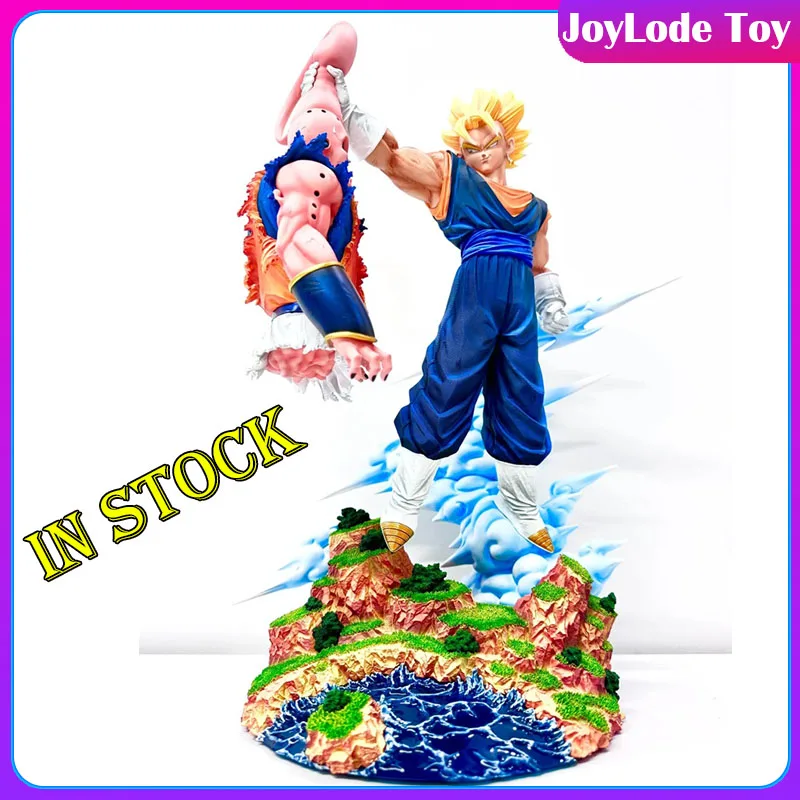 

33CM Dragon Ball Anime Figures Majin Buu Vegetto PVC Figure Statue Collection Model Desk Decoration Custom Gifts Toys In Stock