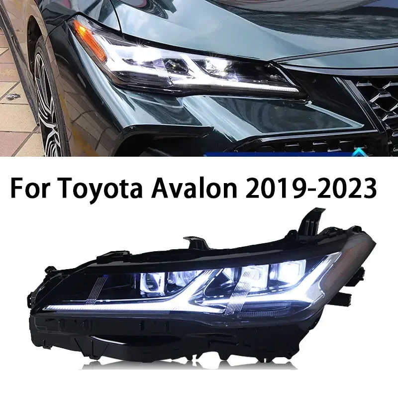 Headlight For Toyota Avalon Head Lamp 2019-2023 Avalon LED Head Lights DRL Dynamic Turn Signal Projector Lens Auto Accessorie