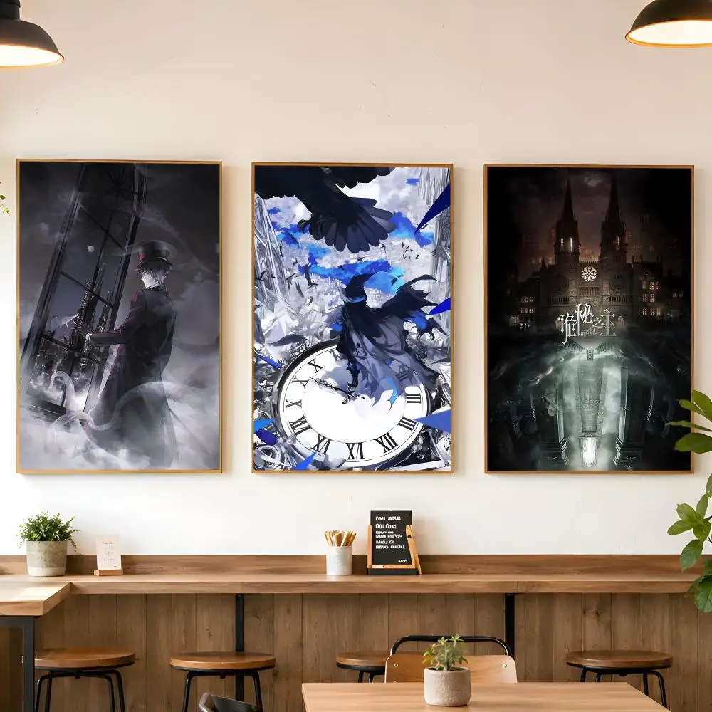 Anime L-Lord Of M-Mysteries Poster Matte Wall Peel And Stick Decor Bedroom Living Room Office Dorm Home