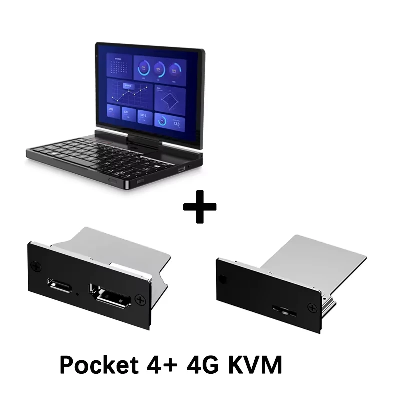 2025 Original GPD Pocket 4 8.8-inch AMD AI 9 HX 370 64GB RAM Portable Mini PC 2TB NVMe flipped 180° Laptop Computer for business