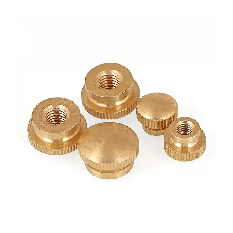 Non Magnetic Brass High Head Thumb Nut Corrosion Resistant for Precision Instruments and Electronic Equipment M3 to M8