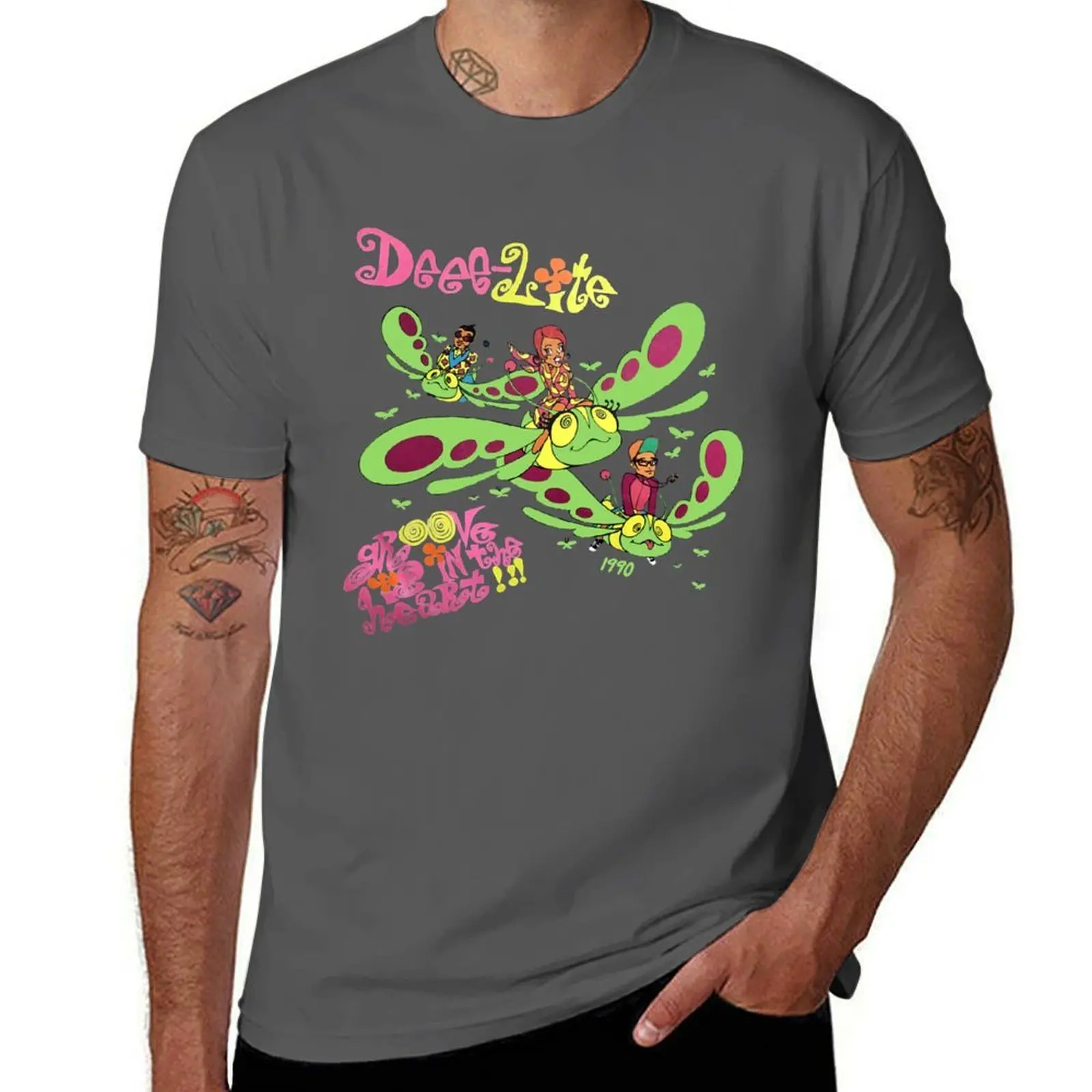 

Deee lite T-Shirt Casual Loose Daily Wear T-Shirt