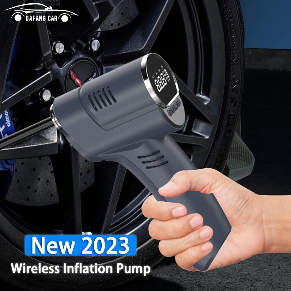 2023 New 4in1 Wireless Car Air Compressor 150PSI Portable Tire Inflator Digital Inflatable Pump  For Car Bicycle Boat Air Pump