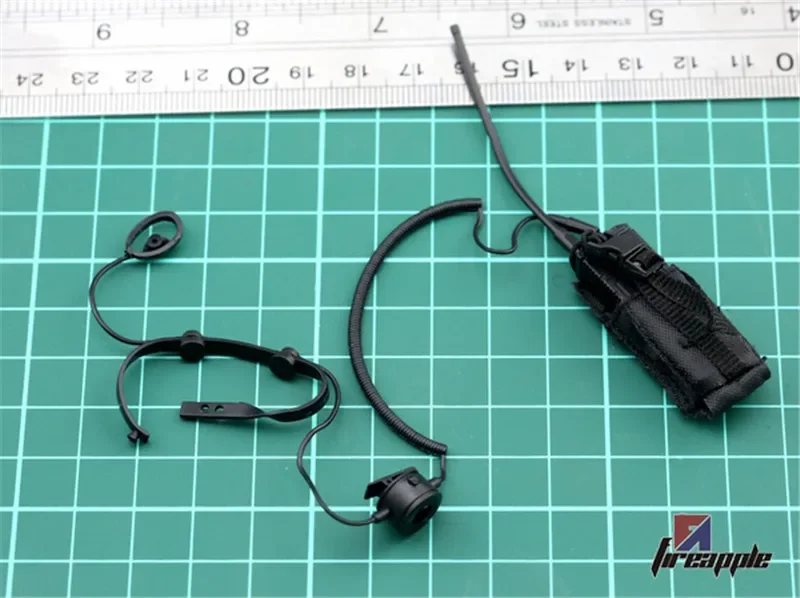 1 / 6 Scale Soldier SWAT Headset Model Radio Communication Equipment Model Component for 12