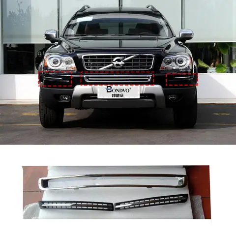 Made in China Product OE 30790053 30790054 Car Body Kit  Bumper Chrome Lower Grille Frame  For Volvo XC90  2007-2013