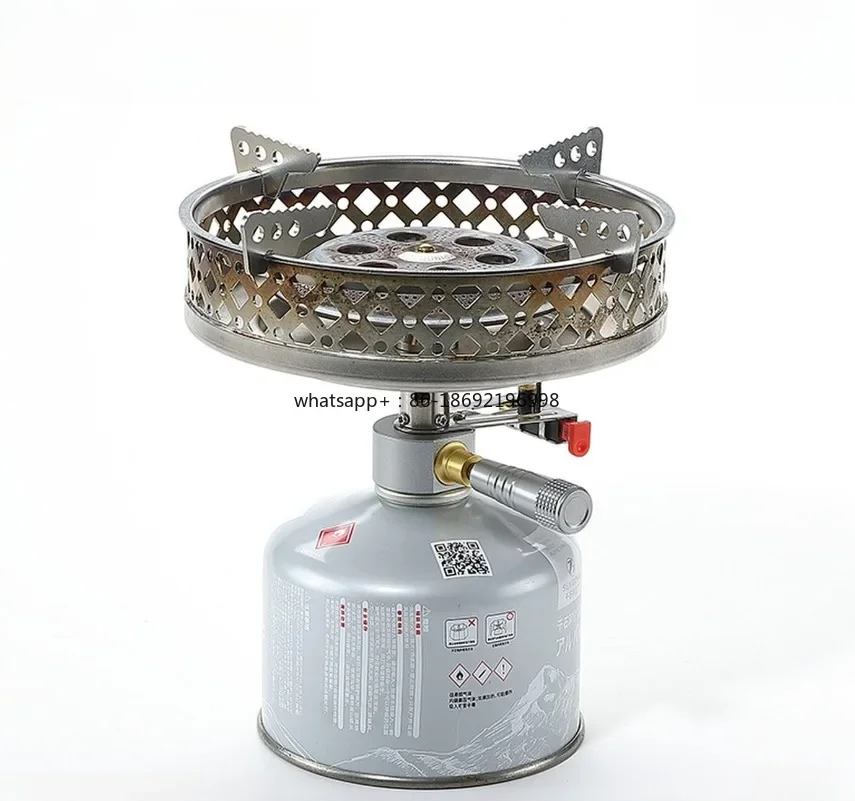 Alpine Stove Camping Large Diameter Windproof and Regulated Burner Portable High Power Gas Stove
