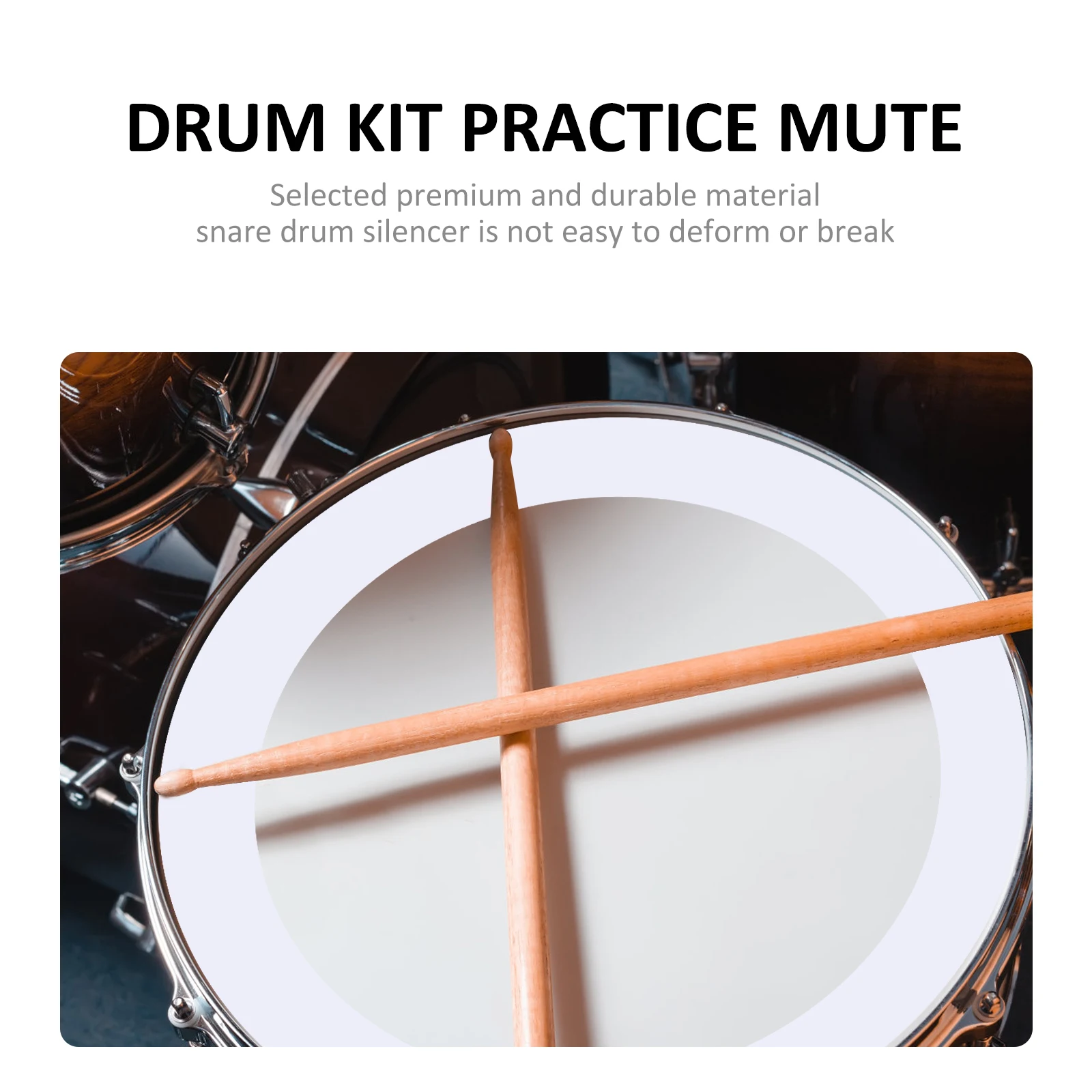 

4pcs 12 13 14 16 Inch Voice Stop Coil Kit Silencer Snare Drum Ring Dampener Set Drum Kit Silencer Parts Practice