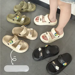 Pantofel Clog Woman Cloud Flip Flop Cute Flower Cartoon Sandals Summer Beach Slides Home House Shoe Casual Outdoor Ladies Female