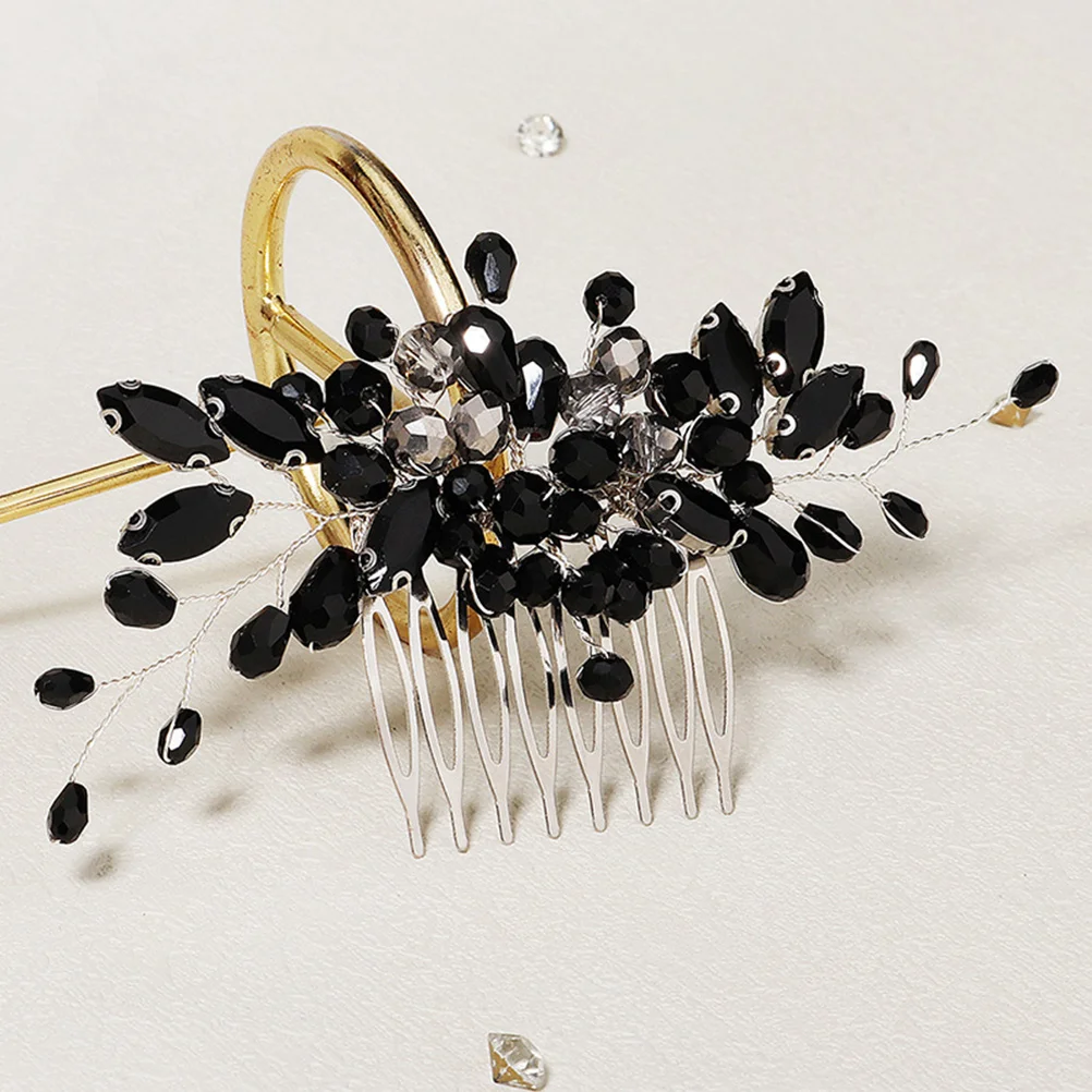 

Темный кристалл, расческа для волос невесты, легкий свадебный головной убор, свадебные аксессуары для волос, свадебные головные уборы для свадьбы
