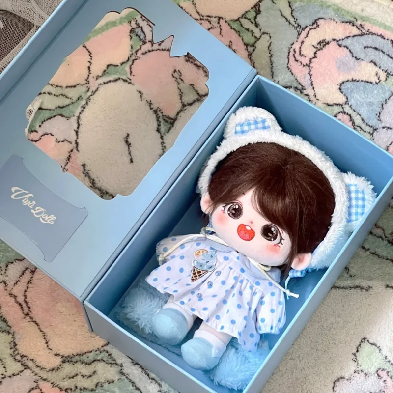 

Cotton Doll Small Halo 20cm Plush Doll For Girls Can Be Changed Into Humanoid Dolls, Giving Gifts To Couples And Girlfriends New