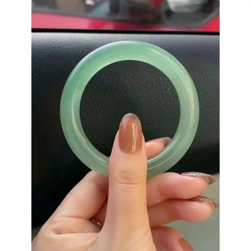 

Wholesale Natural Aventurine Jade Bracelet Ice Transparent Full Green High Ice Ice Jade Aventurine Bracelet Jade Support Apprais