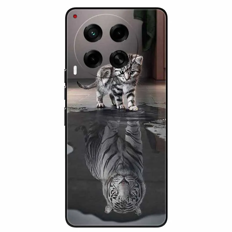 For Tecno Camon 30 4G 5G Case Luxury TPU Soft Silicone Back Cover for Tecno Camon 30 Pro 5G Phone Case Camon30 Cute Cats Fundas