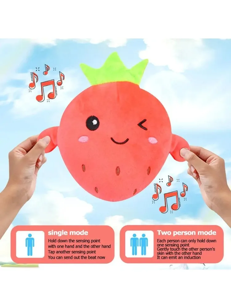 Kreative, einzigartige Musik-Rhythmus-Plüschpuppe in Bananenform für interaktive Eltern-Kind-Spiele zur Förderung der musikalischen Wahrnehmungsfähigkeit