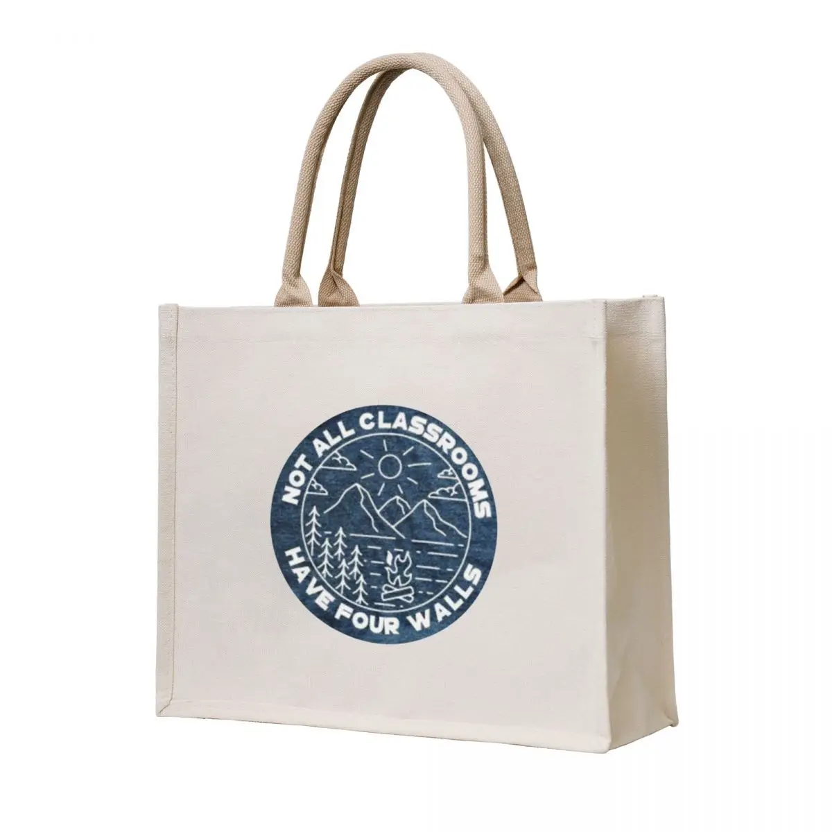 

Not All Classrooms Have Four Walls Shirt || Homeschool Shirt Tote Bag shopper bag women tote bag men Canvas shoulder