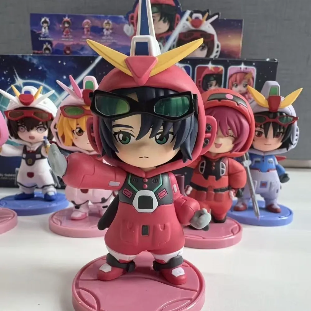 2025 Product Gundam Seed Destiny Pajama Doll Costume Series Gundam Blind Box Figurine Anime Peripheral Model Desktop Decoration